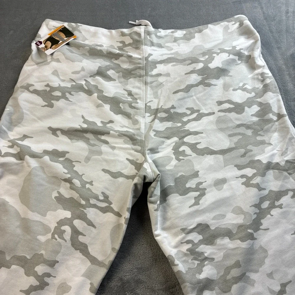 Avia Womens XXL Grey Camo Fashion Sweatpants Wide Leg Drawstring AV13100056586P‎